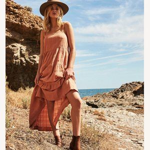 Rowie Bo Midi Dress- Clay [ISO]